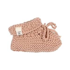 NEW BÚHO kid's knit booties in antic rose